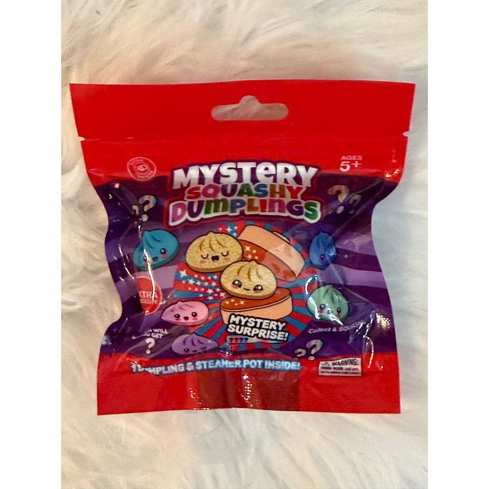 Mystery Squashy Dumplings Blind Bag Toy with Steamer Pot TY81034 New Sealed